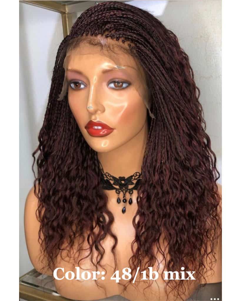 Lugos Human Hair Braided Wig Finest Hairs And Accessories